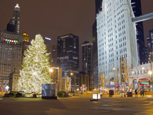 chicago holiday lights