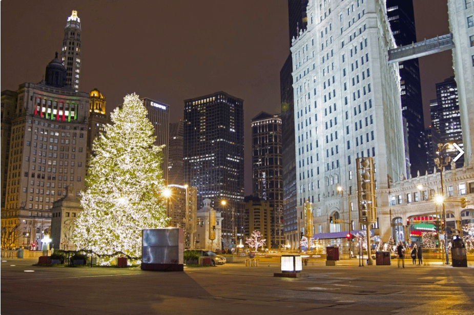 chicago holiday lights