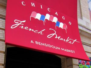 French Market Chicago awning