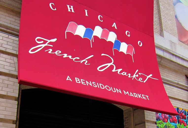 French Market Chicago awning