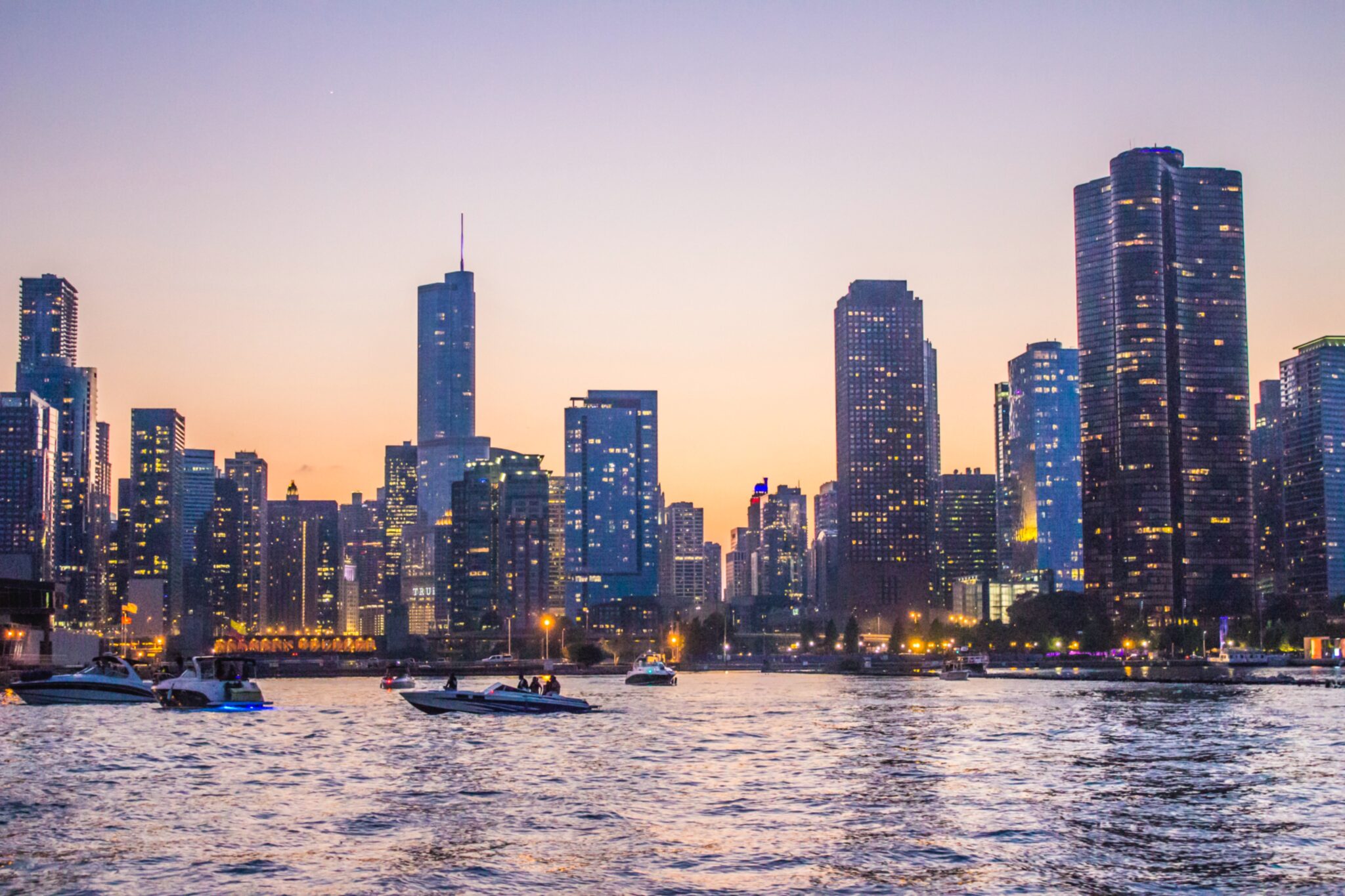 View of Chicago from Lake Michigan