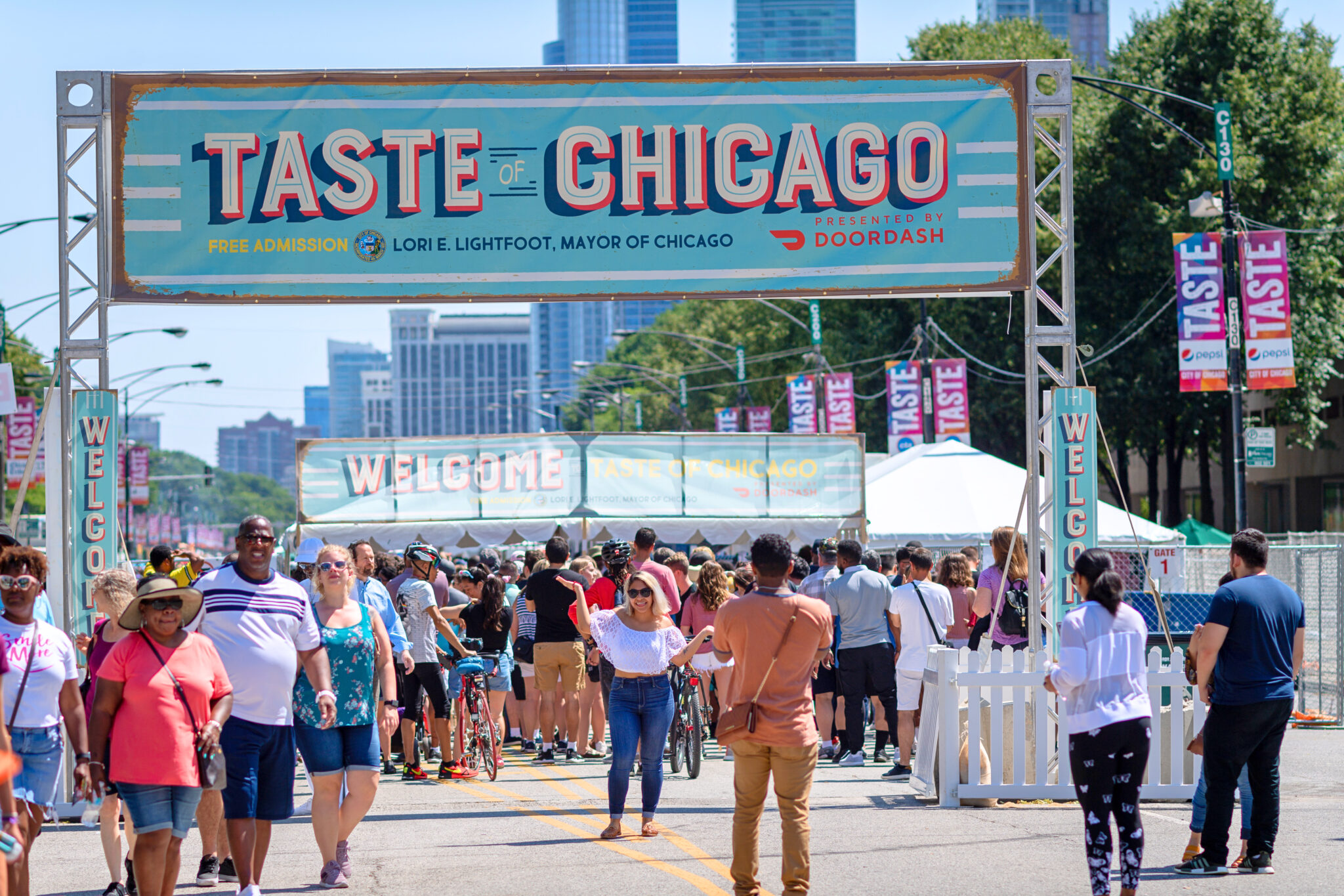 Entrance to Taste of Chicago