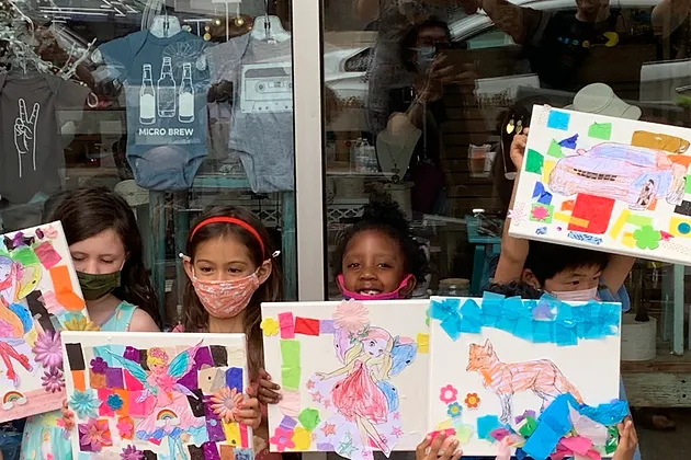 Kids at West Town Art Fest