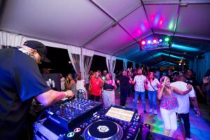 Crowd Dancing to House Music at Shedd After Hours