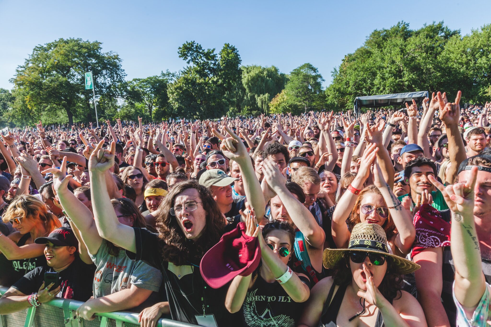 Crowd at Riot Fest