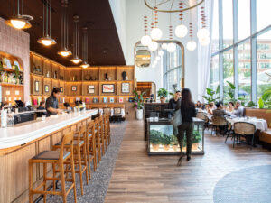 view of the interior of canal street eatery