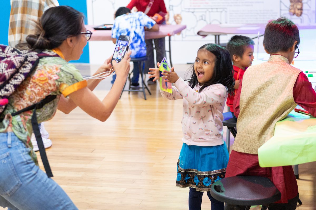 Open House at the Chicago Cultural Center with children enjoying a performance